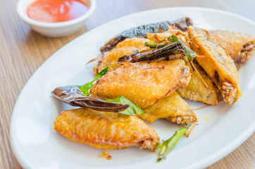 Fried chicken wings
