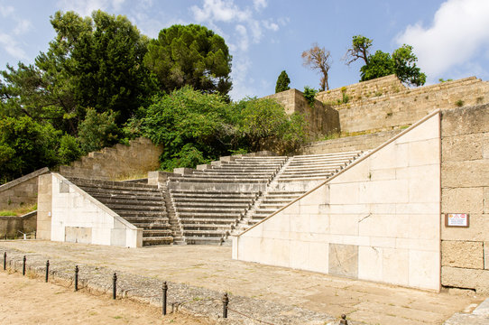 Amphitheater of the Acropolis in Rhodes