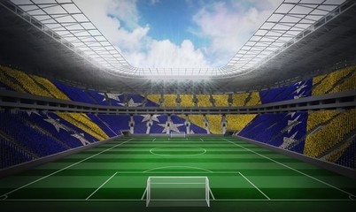 Composite image of digitally generated bosnian flag