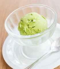 Ice cream green tea