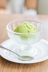 Ice cream green tea