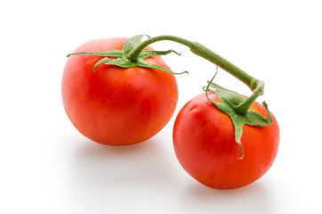 Tomato isolated on white
