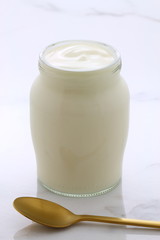 plain french style yogurt