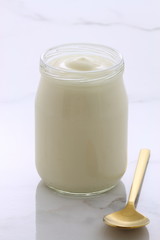 plain french style yogurt