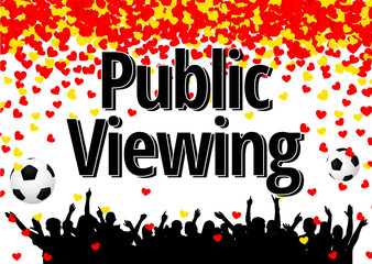 Obraz premium Public Viewing