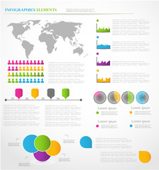 Infographics Elements. Vector Illustration