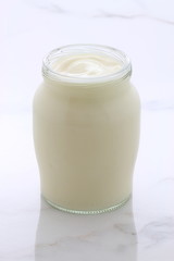 plain french style yogurt
