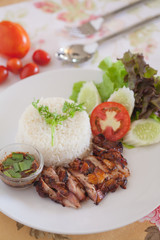 roasted pork rice
