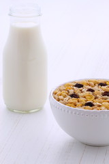 Vintage styling muesli cereal