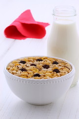 Vintage styling muesli cereal