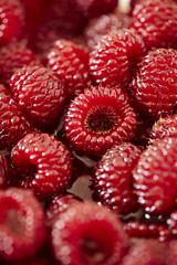 Fresh raspberries