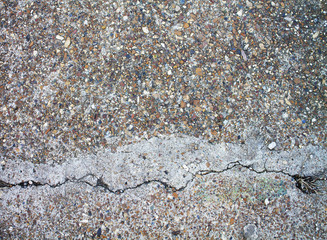 Patterned cement wall