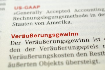 Ver&auml;u&szlig;erungsgewinn