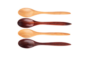 Wooden Spoon isolated on white background