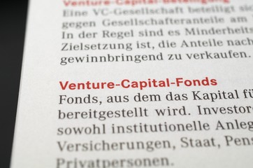 Fototapeta premium venture-capital-fonds
