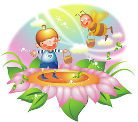 Obraz premium 봄의 시작