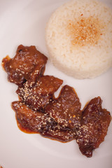teriyaki chicken  rice