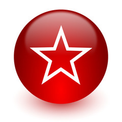 star red computer icon on white background