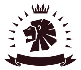 lion head emblem