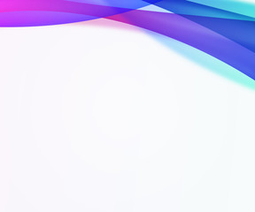 Colorful Abstract Wave Top Background Image