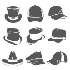 hat icons