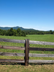 Fototapeta na wymiar Virginia Farm Fence-1