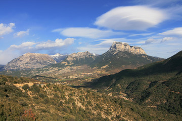 Fototapeta na wymiar Cinca Valley, Aragonia, Hiszpania