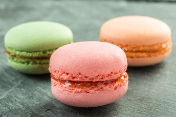 colorful macarons