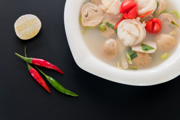 Thai style spicy soup,Tom Yum