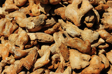Spices and herbs on market