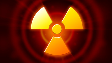 Radioactive danger symbol