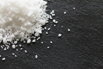 salt on black