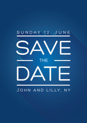 save the date template vector