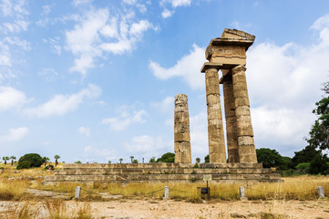 Fototapeta na wymiar Acropolis of Rhodes