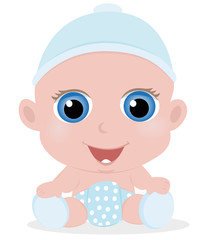 Cute baby boy