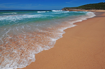 Remote Pristine Sand Beach near Sydney Australia