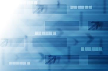 Abstract blue technology background.