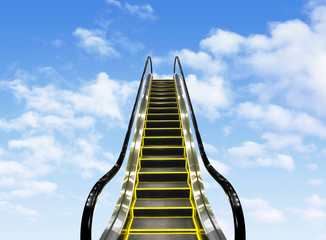 Escalator in the sky.