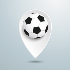 Location Marker Football