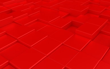 Abstract red carpeting urban background