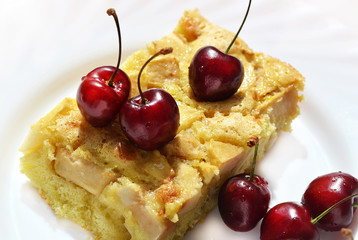 Пирог с вишней.