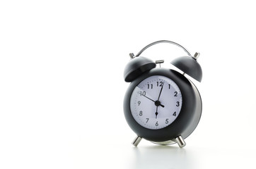 Clock isolated on white