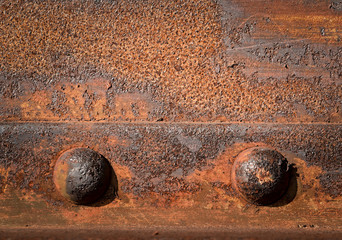 two iron rivets