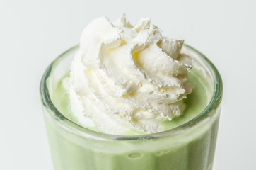 Green tea frappe