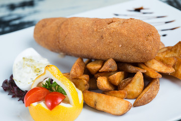 Breaded cutlet