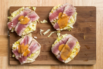 Fish Burger with Tuna