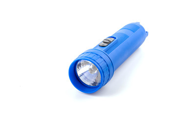 Flashlight isolated white background