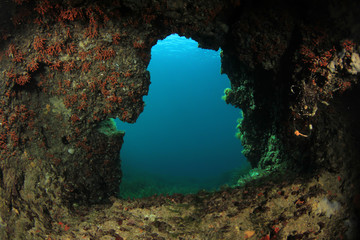 Fototapeta na wymiar Underwater Cave