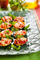 Zucchini, Pepper and Tomato gratin