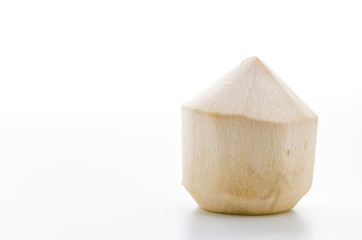 Coconut isolated on white